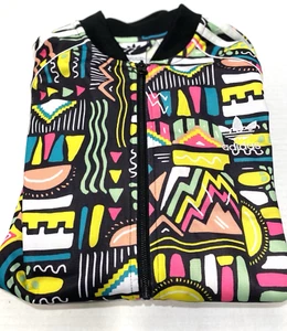 Adidas Superstar SST geometrische Trainingsjacke abgeschnittene Streifen Jr Mädchen Große 13-14 - Bild 1 von 8