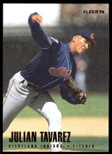 1996 Fleer Julian Tavarez Cleveland Indians #101