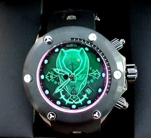 Marvel Comics Invicta 36611 52mm Black Panther LE #06/3000 Watch New Box - Picture 1 of 7