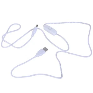 USB to 5.5x2.1mm Male Cable USB Male to DC5.5x2.1mm Male Power Cable 59.05in - Picture 1 of 10