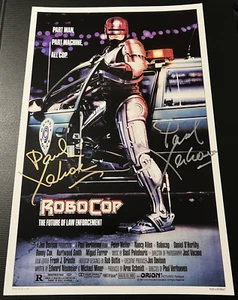 PAUL VERHOEVEN handsigniertes Autogramm Robocop 11x17 FILMPLAKAT Foto selten Promo - Bild 1 von 1