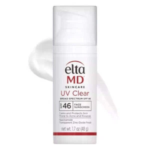 EltaMD UV Clear Facial SPF 46 Broad Spectrum Facial Sunscreen Niacinamide 1.7oz - Picture 1 of 3