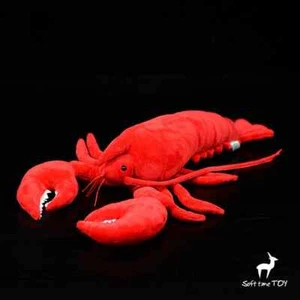 35cm Simulation Big Lobster Crayfish Stuffed Animal Plush Toys Doll Kids Gifts - Picture 1 of 4