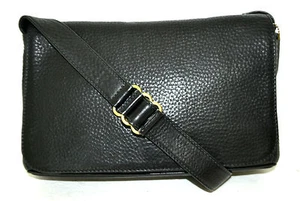 ECHT COACH SCHWARZ HOCHWERTIG ECHT RINDSLEDER MESSENGER SCHULTERTASCHE  - Bild 1 von 12