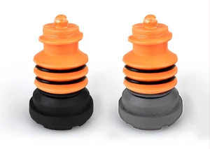 Puntas de pie de repuesto para virola Flexyfoot - individuales o pares - grises o negros - Imagen 1 de 5