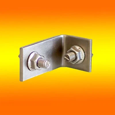 BAU-TECH SOLARENERGIE 1 Kreuzverbinder Edelstahl (0% MwSt.*) inkl. Verschraubung für Solarprofil 40x40