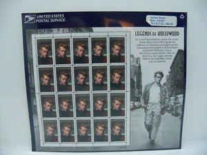 JAMES DEAN Uncut Sheet of 20 Stamps - Picture 1 of 1