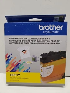 Brother SP01Y Yellow / Jaune Ink Cartridge New 072025 - Picture 1 of 2