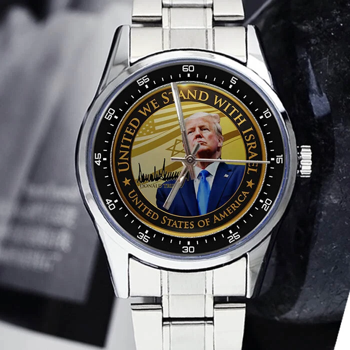 ¡¡EXCELENTE VENTA!! TRUMP My President 2025 STAND WITH ISRAEL ¡Colección de relojes!! Foto 1 de 1