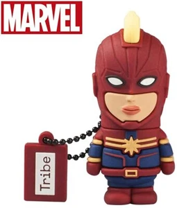 MARVEL AVENGERS TRIBE CAPTAIN MARVEL 16GB USB FLASH DRIVE - Picture 1 of 1