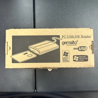 GEMALTO PC USB-SL Credit Card READER NEW IN BOX NOS - Image 1 of 3