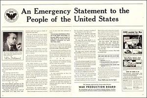 1942 Segunda Guerra Mundial declaración de emergencia de la WPB chatarra y basura necesaria para la guerra 081523 - Imagen 1 de 1