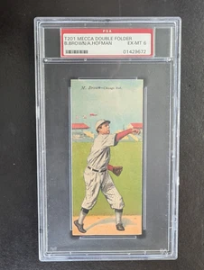 1911 T201 Mecca Mordecai Brown A. Hofman Chicago Cubs PSA 6 - Picture 1 of 2