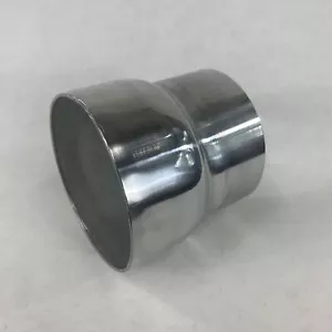 Fit Universal Piping Aluminum Exhaust Reducer 4" O.D. to 3.5" O.D. 3.64" Length - Picture 1 of 11