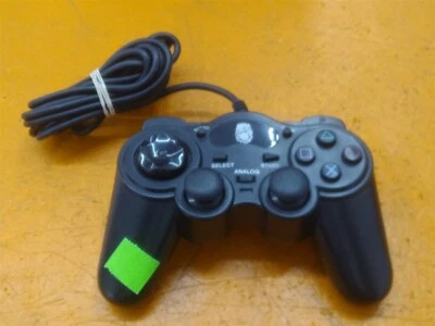 ⭐️⭐️⭐️⭐️⭐️ Psyclone Essentials PlayStation 2 Controller Black PSE02 - Image 1 of 4