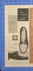 Vintage Print Ad Florsheim Lotop Men's Shoes Chicago 13.5" x 5.25" 1950s - Picture 1 of 1