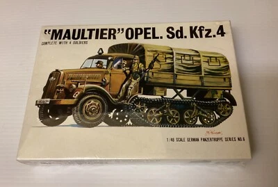 Kit Modelo Bandai Escala 1/48 "Maultier" Opel.Sd.Kfz.4-c/4 Soldados Nuevo Precintado Foto 1 de 4