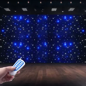 LED Star Stage Backdrop Star Curtain DMX512 Background Starry Sky W/ Controller - Picture 1 of 15