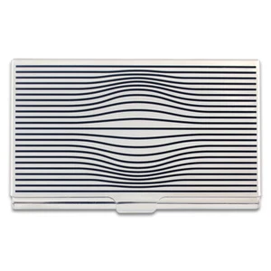 Estuche para tarjetas ACME Studio ""Optikal"" grabado y lacado por KARIM RASHID - NUEVO - Imagen 1 de 3