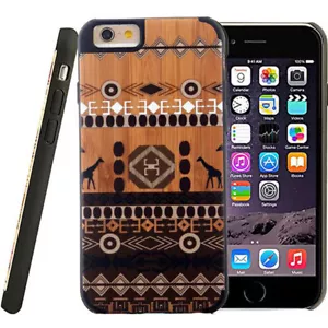 EM Environment Friendly Natural Wood (Africa) Case for iPhone 6, NEW - Picture 1 of 1