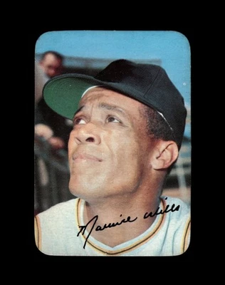 1969 年 Topps Super Set-Break # 49 Maury Wills EX-EXMINT *GMCARDS* — 第 1/2 张图片