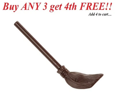 ☀️NEW LEGO DARK  BROWN BROOM Friends/Belville/Harry Potter Kitchen Utensil - Image 1 of 2