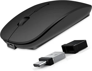 Bluetooth Wireless Mouse for Macbook Air Mac Pro Laptop Computer Ipad PC Optical - Picture 1 of 7