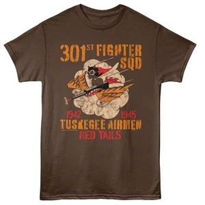 Tuskegee Airmen 301st Fighter Squadron Men's T Shirt - Picture 1 of 1