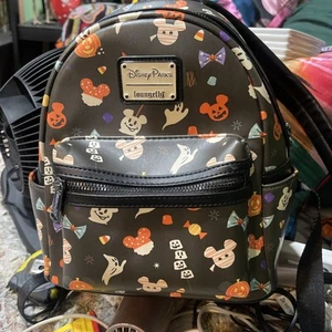 Loungefly Disney Parks Mickey Mouse Halloween Sweet Treats Mini Backpack #3 - Picture 1 of 2