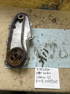 1980 Skidoo citation SS chain case Cover with gears 378 - Picture 1 of 8