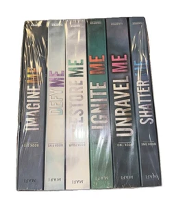 Shatter Me Series 6 Book Box Set Shatter Me Unravel Me Ignite Me Restore Me Defy - Imagen 1 de 2