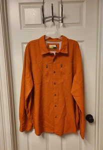 Magellan Adventure Gear Shirt 2XL Orange Loose Fit Mag Wick Vented Fish Style 2X - Picture 1 of 6