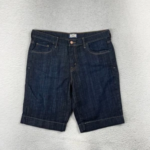 Levi's 515 Bermuda Donna Pantaloncini Denim 14 (W34,5x10) Blu Scuro Elasticizzato - Foto 1 di 8