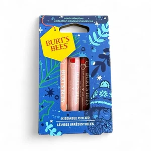 Burt's Bees Kissable Color Lip Set, Apricot, Grapefruit, Watermelon 3 Pack - Picture 1 of 2