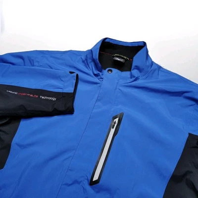 Chaqueta de lluvia para hombre Mizuno Impermalite Hyper Golf negra talla XL azul Foto 1 de 4