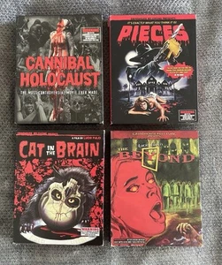 Grindhouse Releasing Blu-Ray Lot, HORROR, CULT, LUCIO FULCI, CANNIBAL, SLASHER - Picture 1 of 3