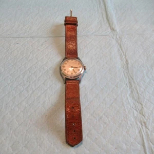 VINTAGE MEN'S WRISTWATCH ENICAR GEORGE T MOURA FOR REPAIR - Picture 1 of 5