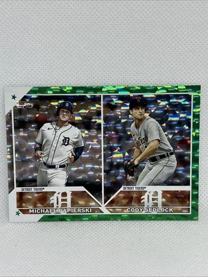 Cody Sedlock Michael Papierski 2023 Topps Update Rookie Combos Green Foil /499 - Image 1 of 3