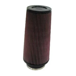 K&N RE-0860 Universal 6" Dia. Round Tapered Red Cotton Air Filter w/ Rubber Top - Picture 1 of 4