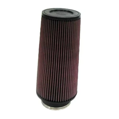 K&N RE-0860 Universal 6" Dia. Round Tapered Red Cotton Air Filter w/ Rubber Top - Image 1 of 4