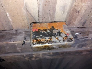 Alte Tabakdose Blechdose Landfried Heidelberg Schloss Schäg Reklamedose Orginal - Bild 1 von 5