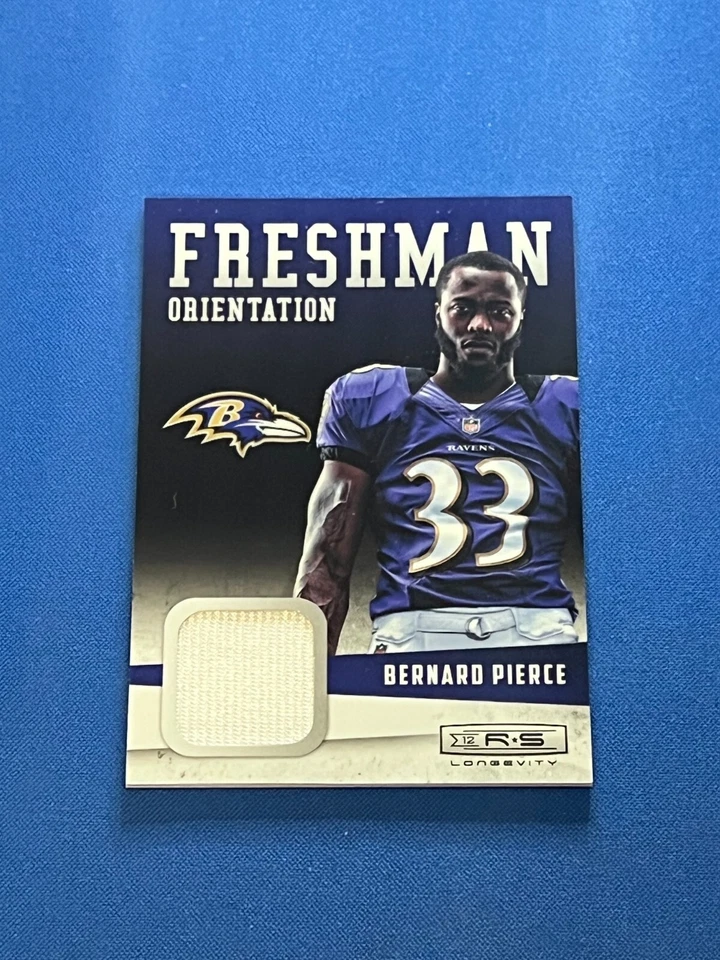 2012 Panini Rookie & Stars Longevity Freshman Orientation Patch Bernard Pierce!! - Image 1 of 1