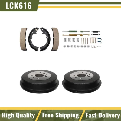 Kit de herrajes de tambores de freno y zapatas de freno trasero para Toyota Tacoma 1998 1999-2004 Foto 1 de 4