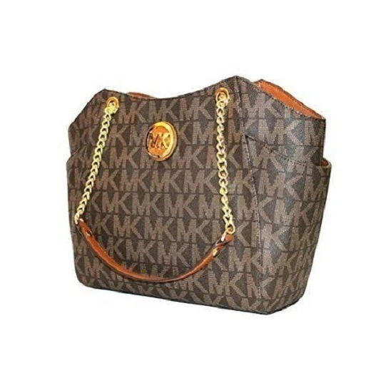 Michael Kors Jet Set Women's Shoulder Bag Large - Acorn (38T8XTVE3V)