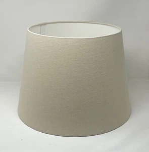 Lampshade Vintage Cream Linen Blend Tapered Empire Light Shade - Picture 1 of 7