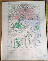 Gettysburg, PA 1950 Original Vintage Army Map Service 22 x 29 Topo 