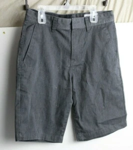 Volcom Men's Charcoal Gray Shorts Flat Front Size 28 Measure 29 x 10" - Picture 1 of 3