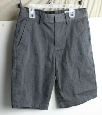 Volcom Men's Charcoal Gray Shorts Flat Front Size 28 Measure 29 x 10" - Image 1 of 3