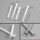 Anchor Wall Ribbed Wall Plugs Expansion Screw White Dowel Expansion Pipe Tube