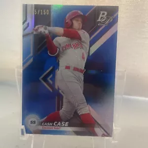 2019 Bowman Platinum Top Prospects Blue #47 Cash Case /150 - Picture 1 of 3